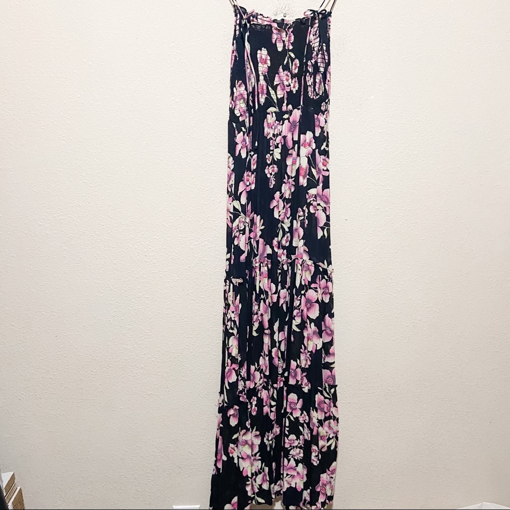 Free People Garden Party Onyx Floral Maxi Dress - Picture 6 of 8